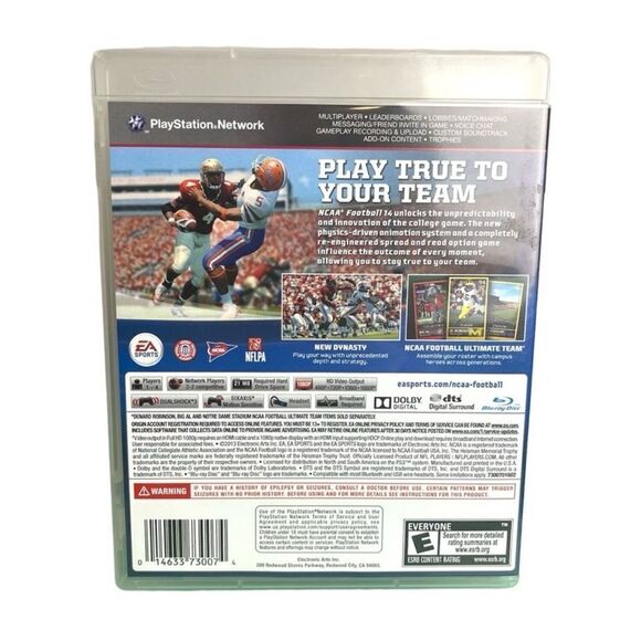 PS3 NCAA Football 14 Complete In‎ Box With Manual 💯🔥 - Picture 3 of 8